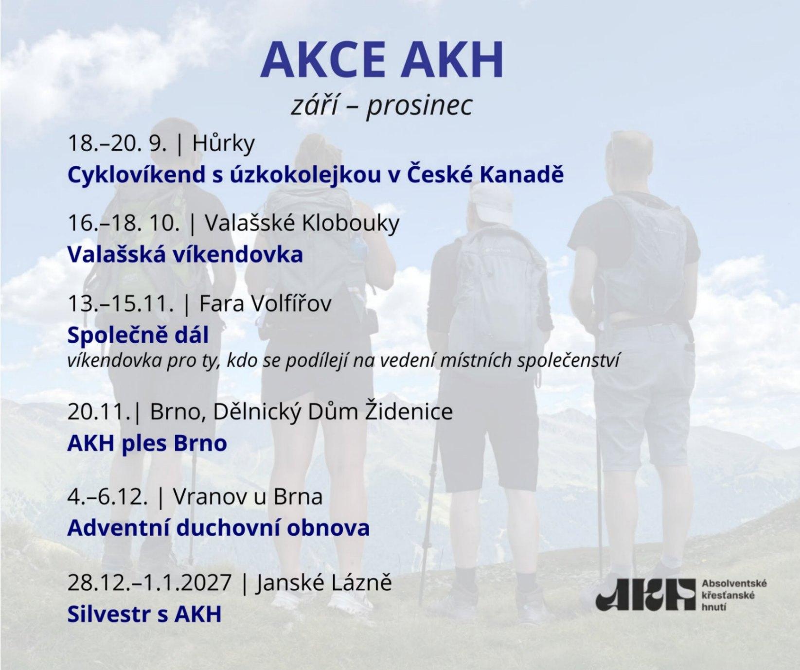 Plán akcí do konce roku 2026