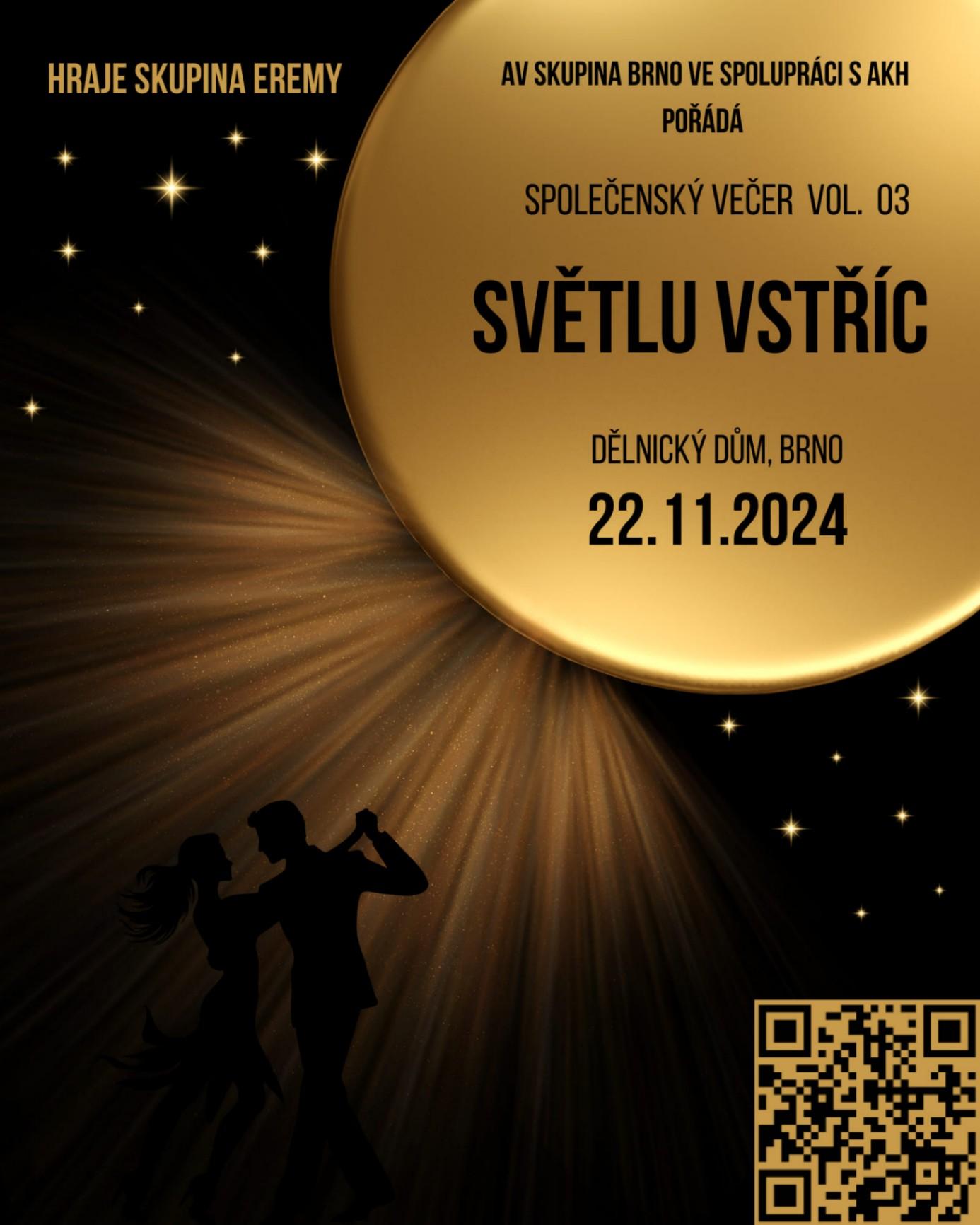 Společenský večer – SVĚTLU VSTŘÍC